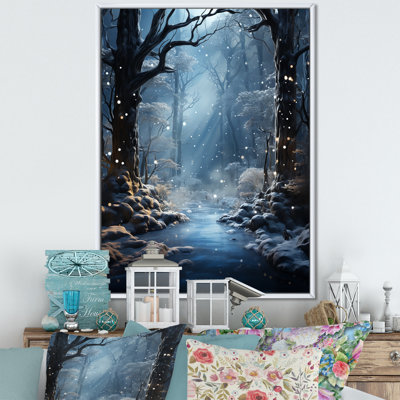 White Path To The Winter II - Forest Wall Art