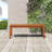 Bischoff Outdoor Patio 9pc 100% FSC Certified Wood and Aluminum Dining Set-88419603