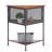 Geir Corner Accent Cabinet, Industrial Corner Cabinet with Storage Shelf & Mesh Doors, Farmhouse Corner Accent Table with Metal Frame, Small Space Corner Organizer for Living Room, Entryway, Bedroom-262035276