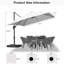 Parasol en porte-à-faux carré en aluminium avec base et rotation à 360 degrés Murren-481167988-481167992