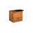 Plateau Side Table with Shelf