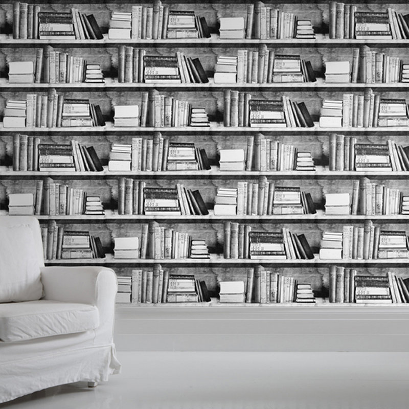 Howell 10m x 52cm Textured Matte Wallpaper Roll, Grey
