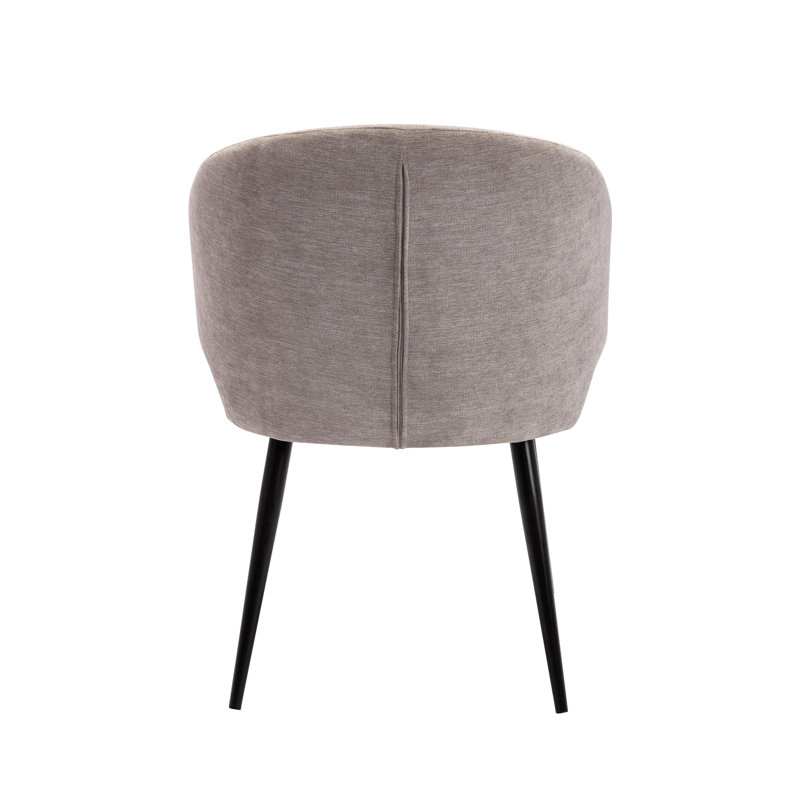 Cloey 46cm H Upholstered Upholstered Back Armchair, Grey