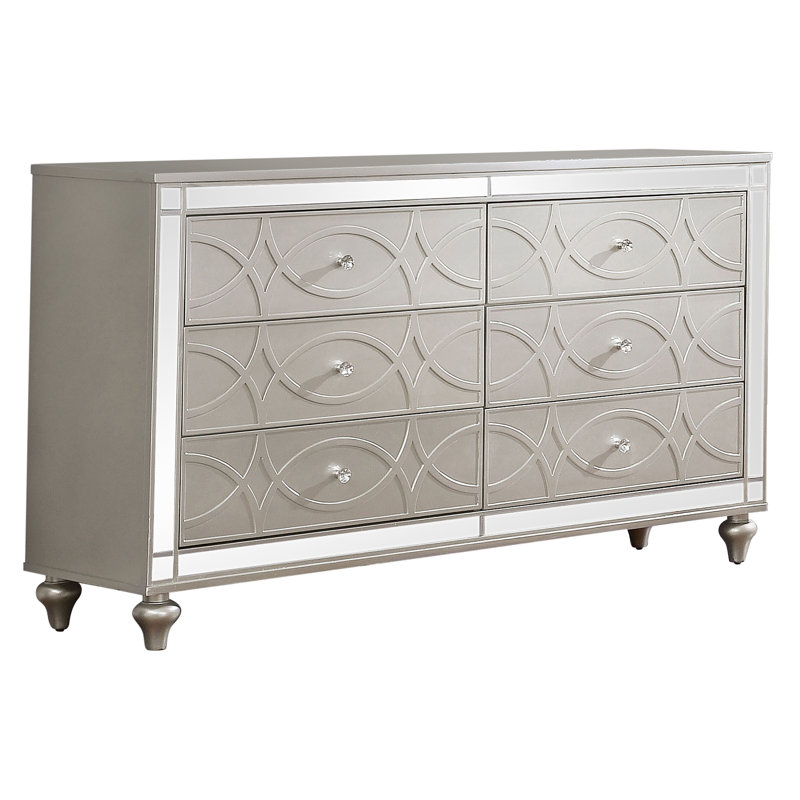 Commode double 6 tiroirs Shala