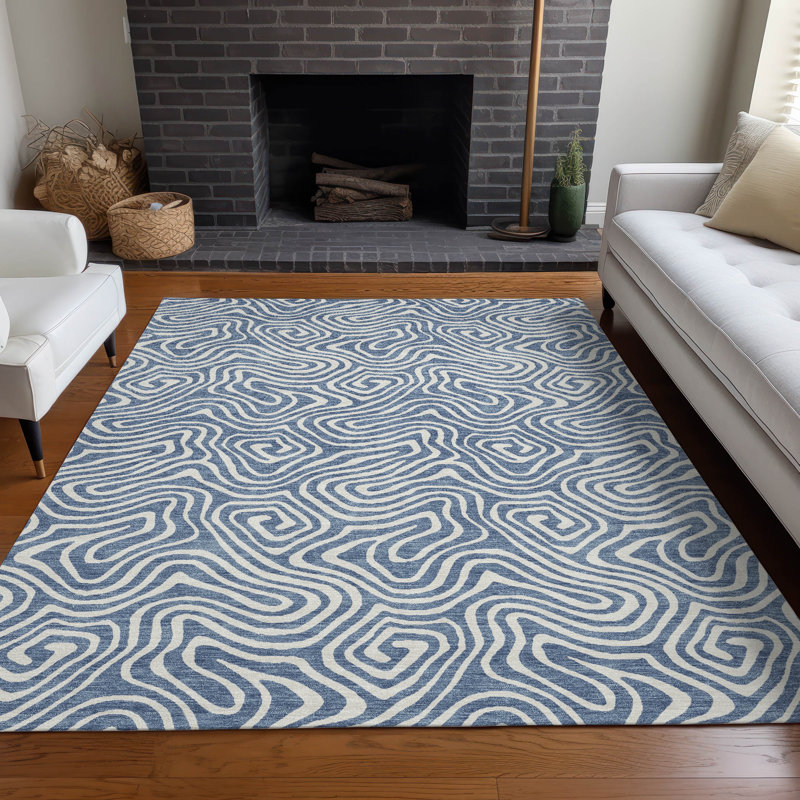  Machine Washable Indoor/Outdoor Chayden ACN1030 Rug, Rectangle 8' x 10'