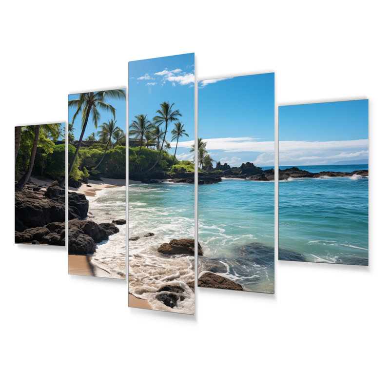 Nevis - Maui, ensemble de reproductions d'art en métal