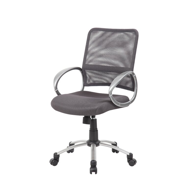 Varick Gallery Tenafly Mesh Desk Chair Upholstery: Charcoal Grey