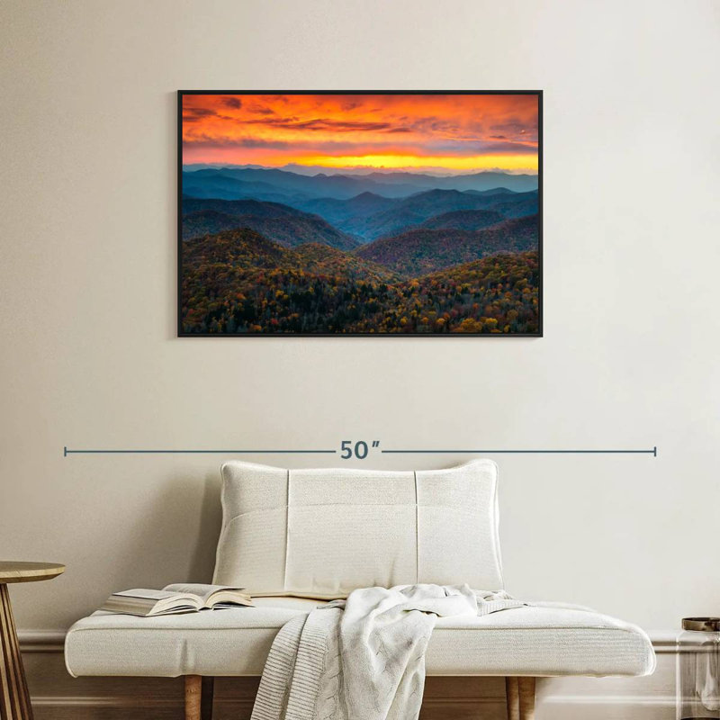 Alvord Blue Ridge Parkway Fall, 25" H x 37" W