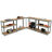 Bade 36'' W Height -Adjustable Shelving Unit-143915906