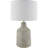 Lockwood Concrete Table Lamp with Linen Shade-104801012-104801011