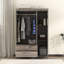 Armoire 3 portes à 2 tiroirs de style minimaliste moderne-971107709
