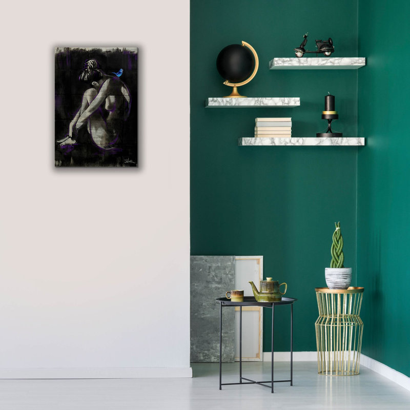 Art mural épique «Nostalgia» par Loui Jover, H 26 po x l 18 po x P 0,75 po