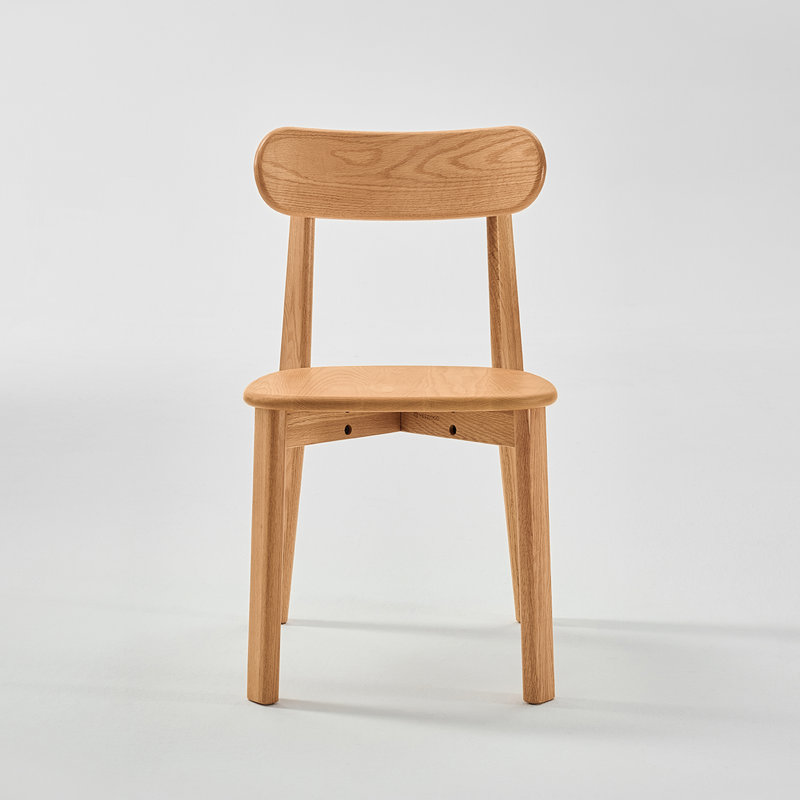 Chaise de salle à manger, Chêne, 4