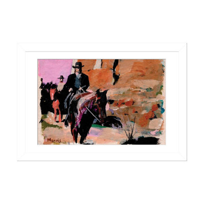 «Ride To Yuma» - reproduction d'art murale - papier d'art encadré