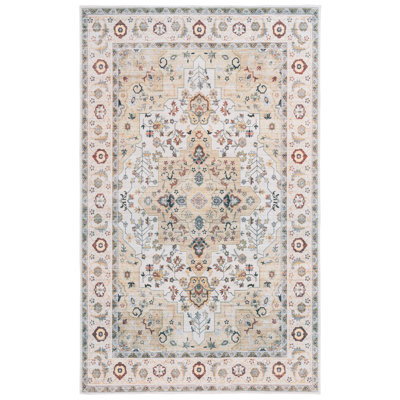 Tapis oriental lavable en machine Ceniya