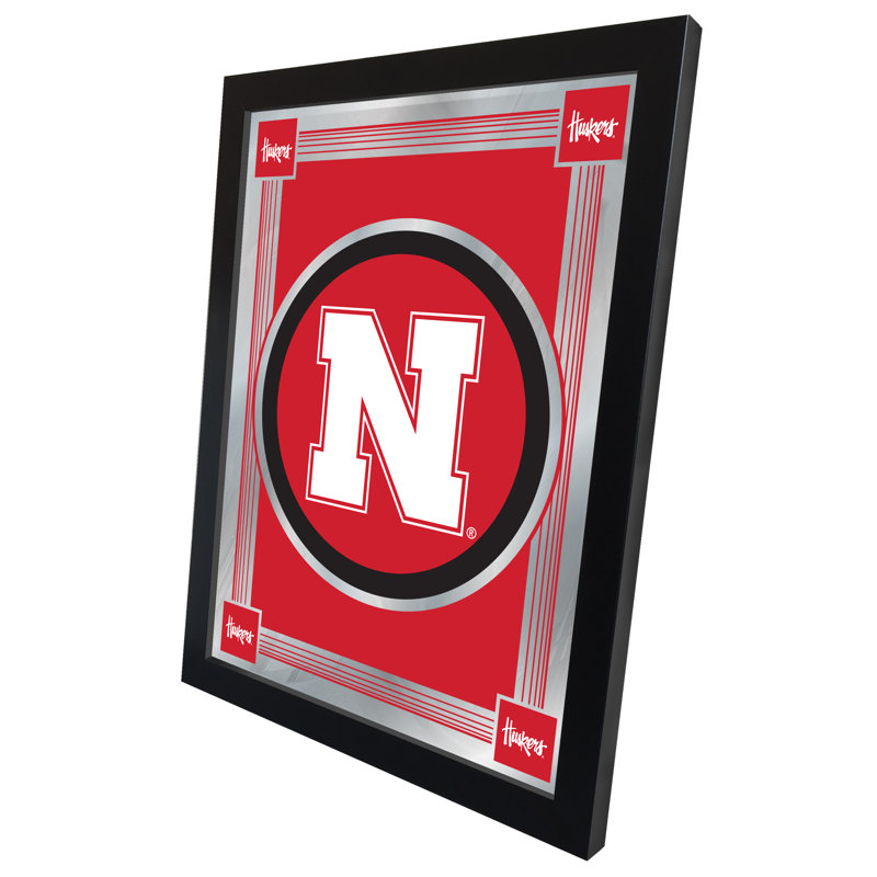 NCAA Logo Mirror, impression encadrée, Nebraska