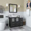  Framed 29.9" Single Bathroom Vanity Set with Mirror-27042771