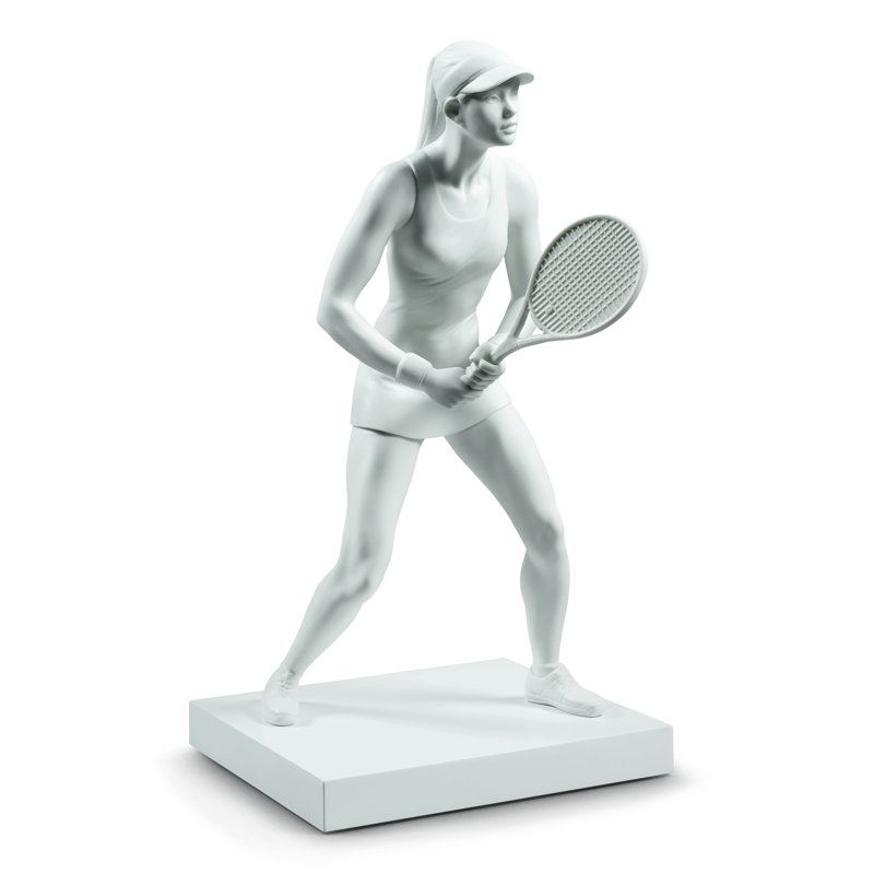 Lady Tennis Player Figurine
