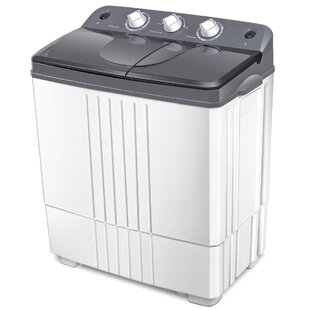 Artist Hand 1.85 Cubic Feet cu. ft. High Efficiency Portable Washer & Dryer  Combo in Gray with Child Safety Lock