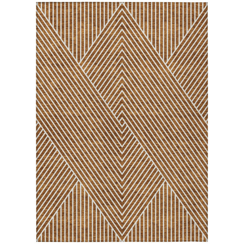 Pentagia Area Rug, Rectangle 5' x 7'6"