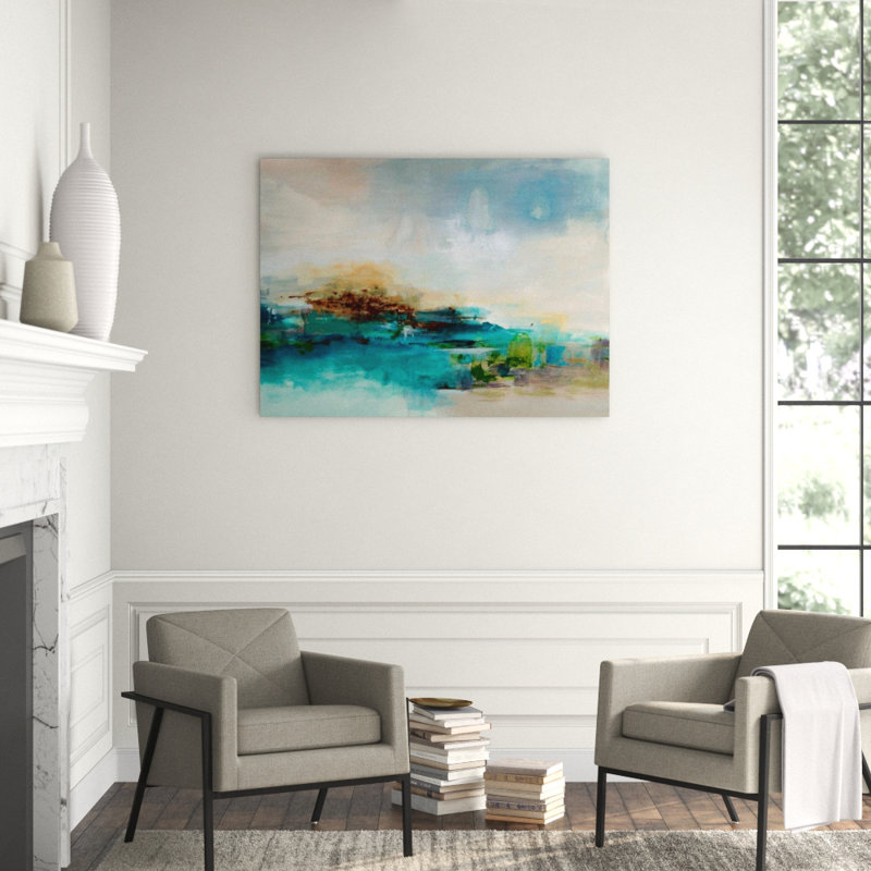 Blooming Moment Print by Sara Brown, Glass Coat, 40" H x 54" W