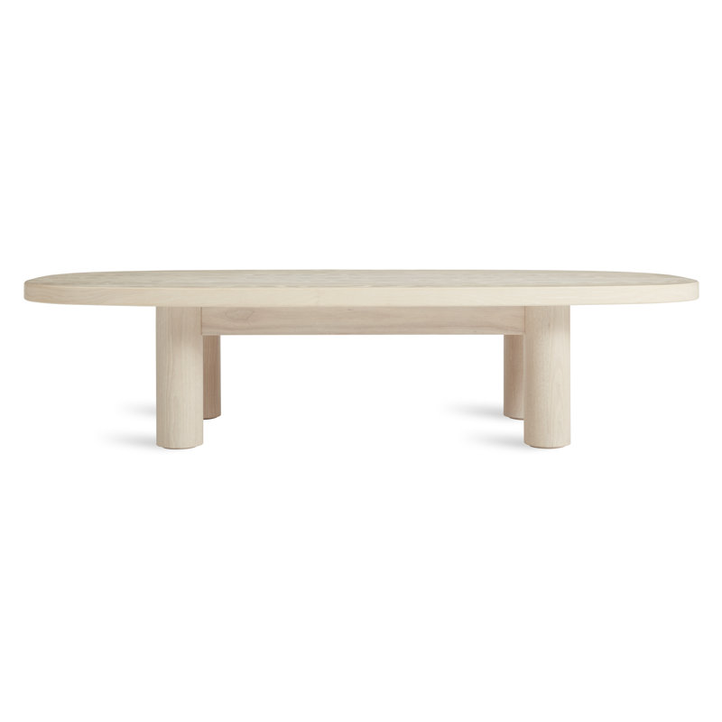 Good Times Solid Wood Coffee Table, Whitewashed Ash