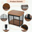 Cage pour chien avec portes doubles-1427718176