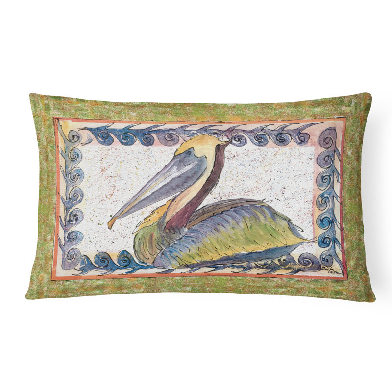 Coussin décoratif intérieur/extérieur pelican