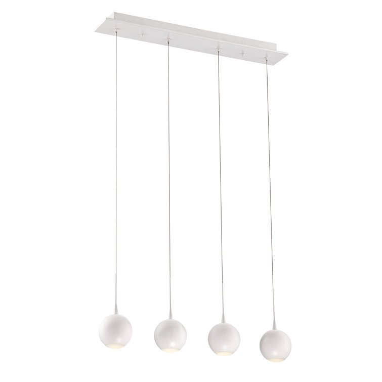 Patruno 4 - Light Dimmable LED Kitchen Island Globe Chandelier