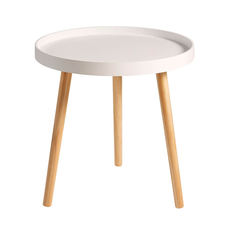 Davina Side Table, White