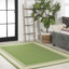 Tapis intérieur / extérieur vert / crème James-1290479087