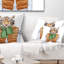 Tigre dans un gilet et un chandail - Coussin décoratif imprimé animal