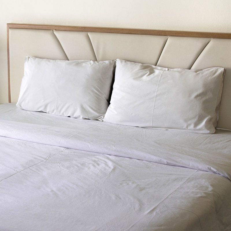 Microfiber Sheet Set, Queen Sheet Set + Fitted Sheet + 2 Pillowcases, White