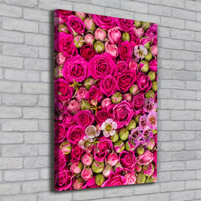 Bouquet Of Flowers - Wrapped Canvas Print
