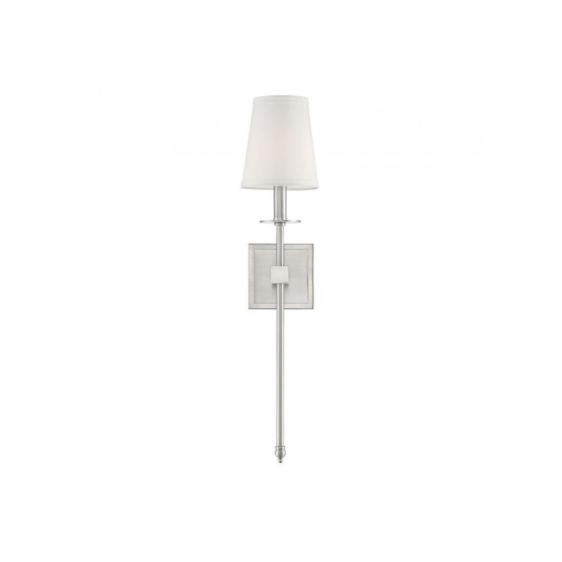 Barrett 1 - Light Dimmable Wallchiere in Satin Nickel, Satin Nickel