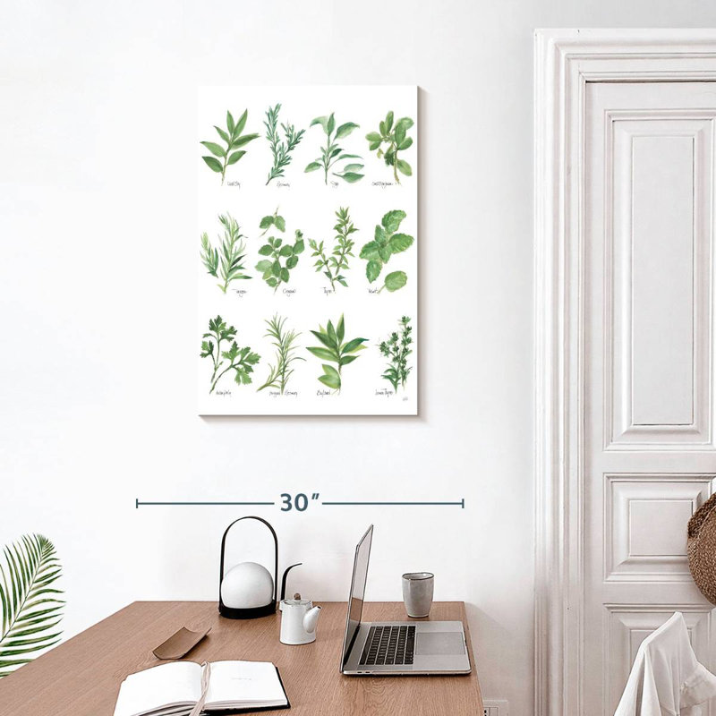 Tableau Harnek Herb, H 30 po x l 20 po