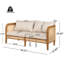 Outdoor Patio Cushioned Sofa