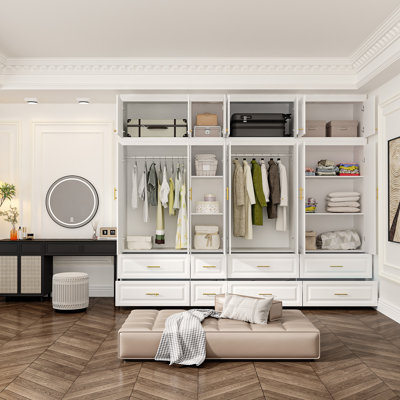 Armoire en bois manufacturé Amaurys