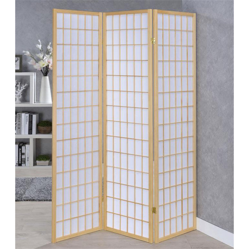 3-Panel Room Divider Folding Shoji Screen