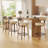 Chic Swivel Leather Upholstered Bar Stool For Ultimate Comfort And Style-647653540-647653564