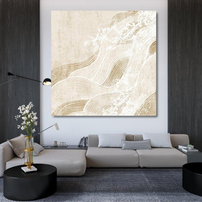 Orren Ellis Watts, Eva Gallery Wrapped Canvas Art Titled: Tidal Waves II