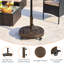 20.75kg Umbrella Base with Wheels-1411754817