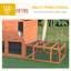 Cage à lapins en bois Pawhut-125834206