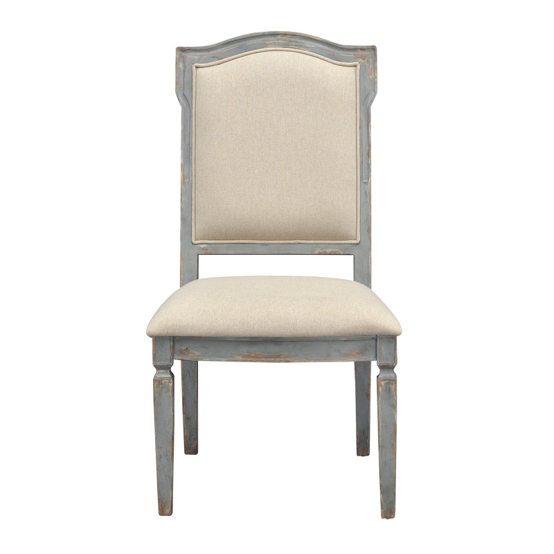 Veltri 19'' H Upholstered Side Chair, Blue