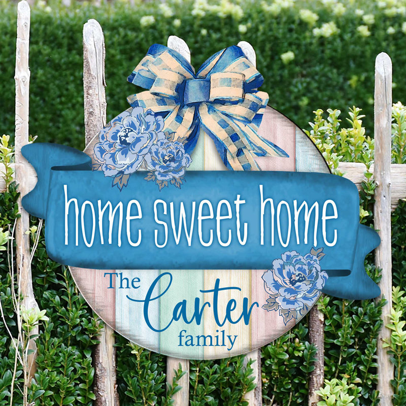 Enseigne personnalisée Manon Home Sweet Home, Oui