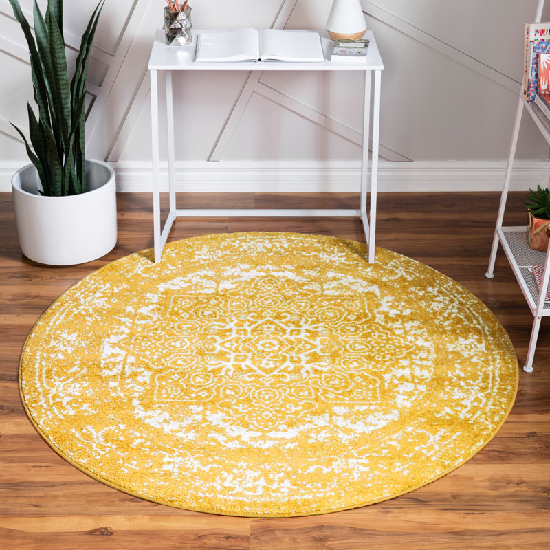 Reine Oriental Indoor Rug, Round 3'3"
