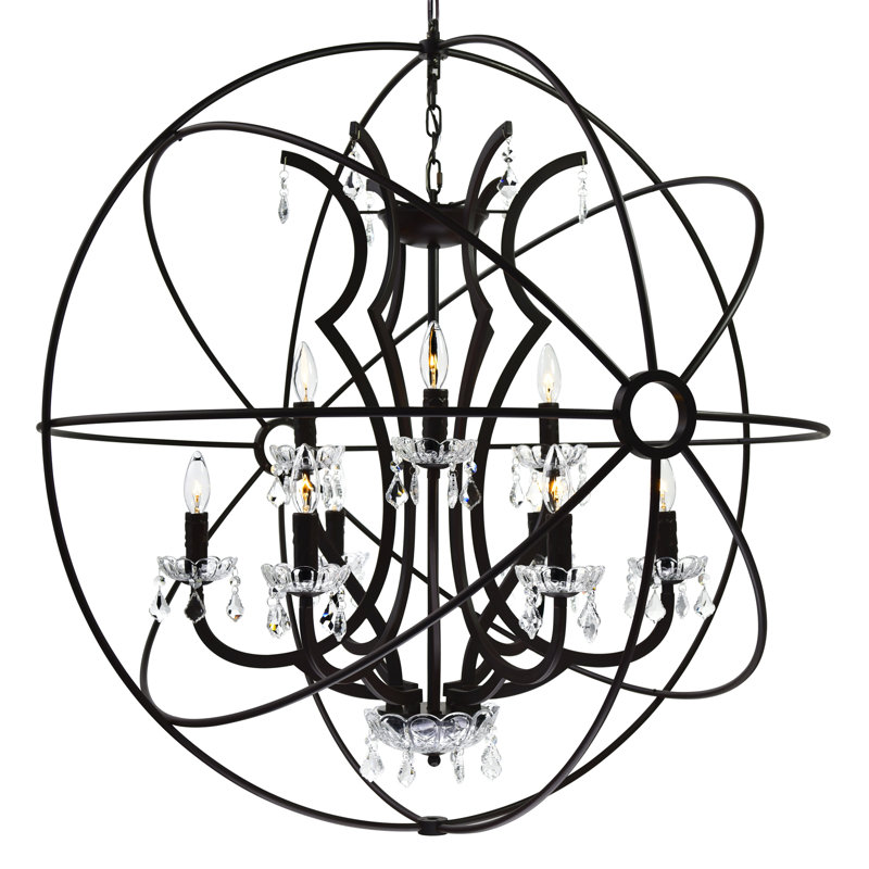 Lustre de globe à 12 lumières unique/statement Margo