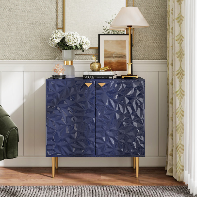 Armoire d'appoint 2 portes Legakis , Bleu
