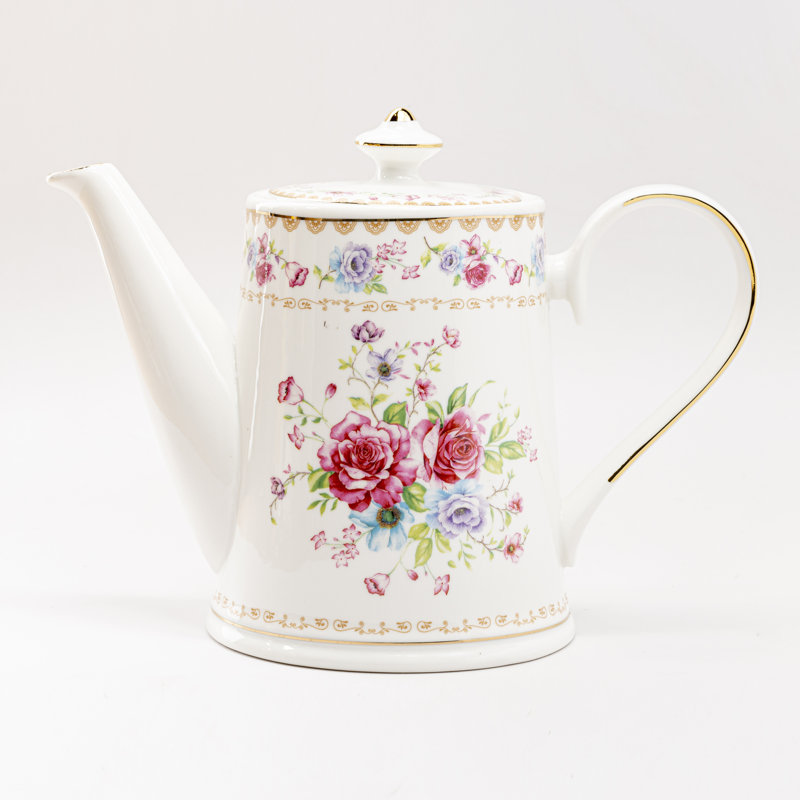 Bouquet de fleurs 34 oz. Grace's Tea Ware Théière