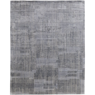 Eastfield Abstract Area Rug in Blue